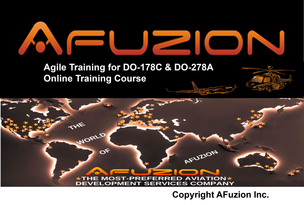 Cover slide for the Agile course DO-178C and DO-278A